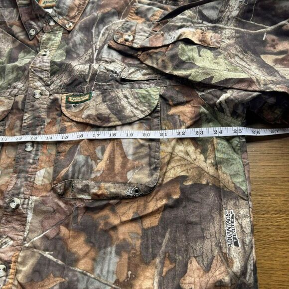 Remington Camouflage ButtonUp Outdoor Shirt L/XL Advantage Timber Edition vented - Picture 3 of 14